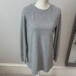 J. Jill Heather Gray Long Sleeve Top